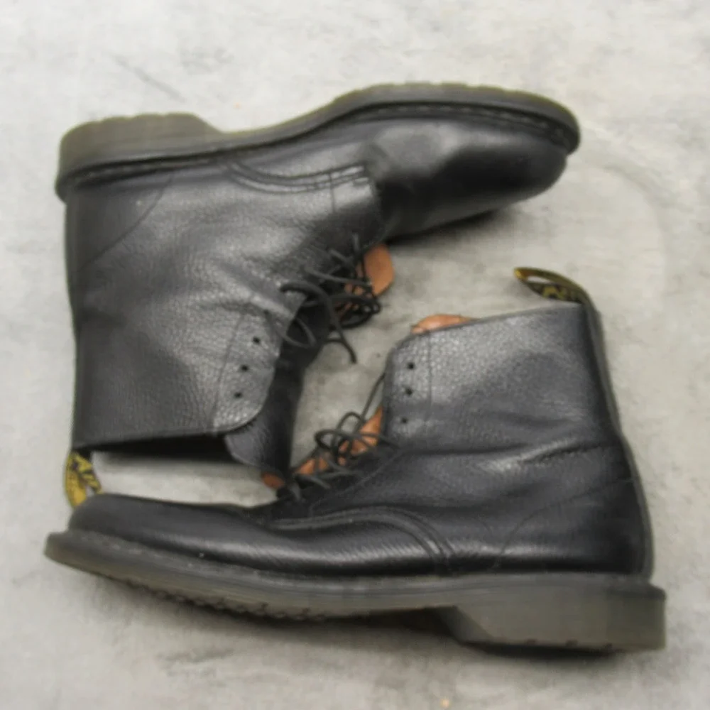 Dr Martens Unisex Shoes M10 W11 Black Leather Lace Up‎ Combat Eldritch Boots
